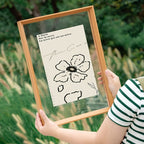 1 peça Moldura Flutuante 8,5x11, 8x10, 6x8, Moldura de Vidro Dupla Camada, Moldura de Madeira, Exibe Fotos de até 21,59x27,94 cm em Qualquer Tamanho, Montável na Parede ou de Apoio de Mesa, Madeira Natural