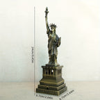Escultura Metálica Intrincada da Estátua da Liberdade - Decoração Elegante para Casa, Lembrança de Viagem Perfeita & Presente de Férias, Ideal para Decoração de Quarto