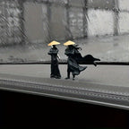 1/2/3pcs Mini Ancient Samurai & Warrior Statues - Miniature Figurines Suitable for Car Dashboard Decor, Aquarium Landscapes, Bonsai Displays, Samurai Micro Scenes - Historical Tabletop Collectibles