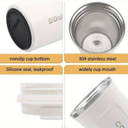 Caneca Térmica de Café, Aço Inoxidável Dupla Parede à Prova de Vazamentos, Acabamento Fosco, Mantém Quente e Frio por Horas, Presente Premium para Amantes de Café e Chá, Utensílio Durável